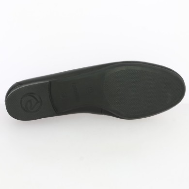 Romy - D0K13-00 Mocassin noir 42, 43, 44, 45 - Chaussures Remonte grande pointure - Shoesissime