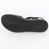 D3L52-00 - Nu-pieds noirs élastiqué Remonte - Sandales femme grande taille - Shoesissime