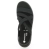 D3L52-00 Sandale toute noire femme grande pointure Remonte Shoesissime, vue dessus