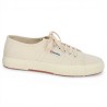 SUPERGA - 2750 - Linen Cotton Sneakers Natural Beige - Canvas sneakers large size woman - Shoesissime