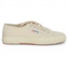 SUPERGA - 2750 - Linen Cotton Sneakers Natural Beige - Canvas sneakers large size woman - Shoesissime