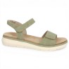 D2K58-52 sandale Remonte réglable scratch vert 42, 43, 44, 45 Shoesissime, vue profil