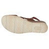 Romane - D2L59-24 Talon compensé cuir camel - Sandales 42, 43, 44, 45 - Shoesissime