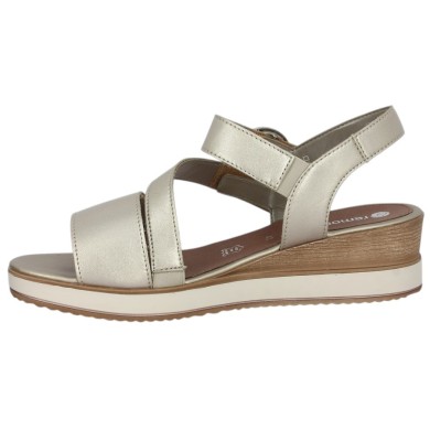 D6466-90 Sandale Remonte talon compensé réglable 42, 43, 44, 45 femme Shoesissime, vue intérieure