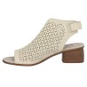 Sandale Remonte beige clair petit talon 42, 43, 44, 45 Shoesissime, vue intérieure