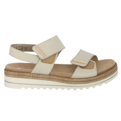 Nu-pieds réglable scratch remonte blanc cassé 42, 43, 44, 45 Shoesissime, vue détails