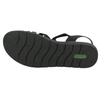 D2073-02 - Sandale Remonte noir élastiquée - Chaussures Remonte 42, 43, 44, 45 femme - Shoesissime