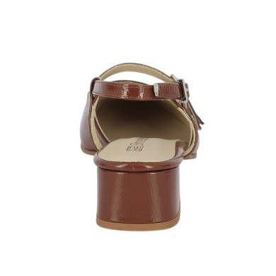 Kate - Burgundy patent slippers 42, 43, 44, 45 - Sling back grande pointure - Shoesissime