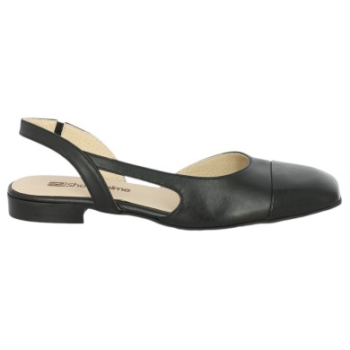 Magenta - black shoe with patent toe - Chaussures grande taille femme - Shoesissime