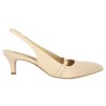 Escarpin beige talon fin 42, 43, 44, 45 Shoesissime, vue coté
