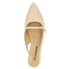 Escarpin beige talon fin grande taille Shoesissime, vue dessus