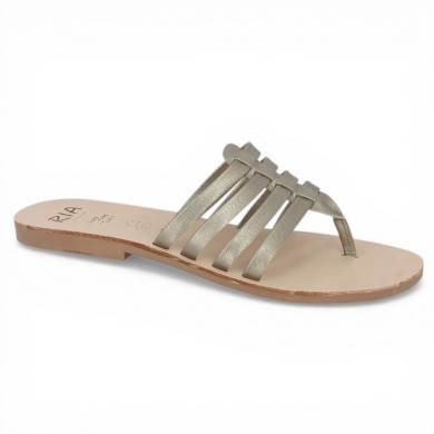 Mule brides fines Ria femme grande taille Shoesissime, vue profil