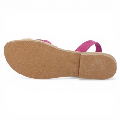 Amal - Minorquines multicolore tressées - Sandales Ria grande taille femme - Shoesissime