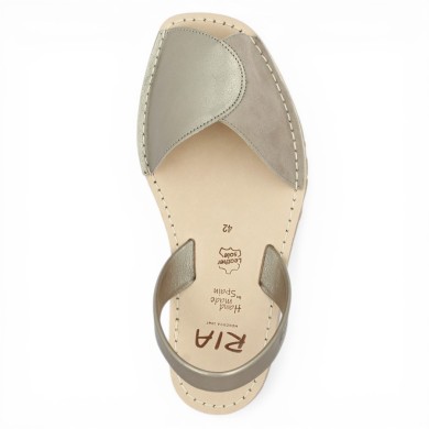 Adele - Sandale Minorquine Taupe Femme - Sandal Ria 42, 43, 44, 45 - Shoesissim