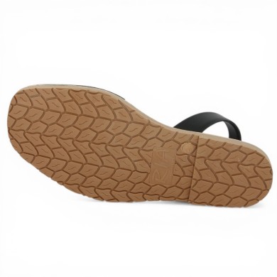 Adele - Sandale Minorquine noire Femme - Sandale Ria 42, 43, 44, 45 - Shoesissime