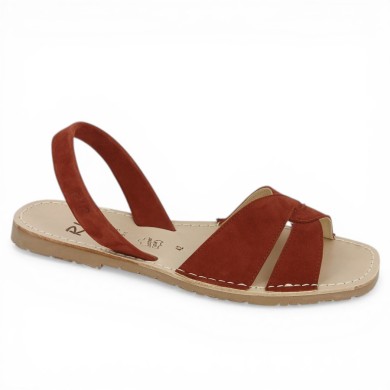 Avarca Ria Sandale minorquines 42, 43, 44, 45 terracotta Shoesissime, vue profil