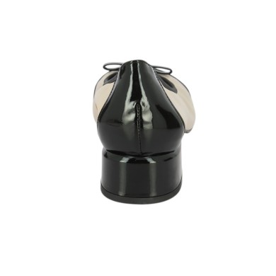 Patricia - Ballerine petit talon bicolore - Ballerine grande taille - Shoesissime