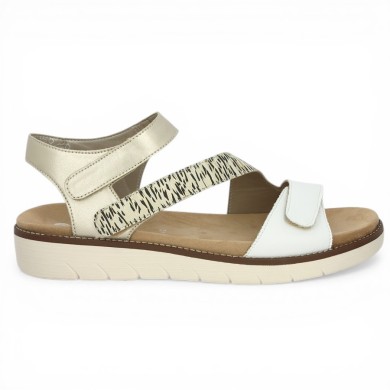 D2050-94 Sandale Remonte réglable 42, 43, 44, 45 femme Shoesissime, vue coté