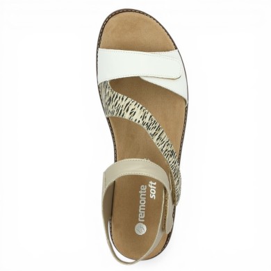 D2050-94 Sandale Remonte réglable grande taille femme Shoesissime, vue dessus