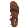 D3J52-24 Sandale marron Remonte brides réglables 42, 43, 44, 45 femme, vue dessus