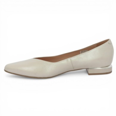 Masha - Pearly white dress flats - Ballerinas large size - Shoesissime