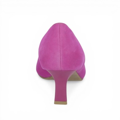 Rania - Escarpin velours rose - Escarpin femme grande taille - Shoesissime