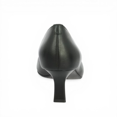 Rania - Escarpin noir talon 6 cm - Talons femme grande pointure - Shoesissime