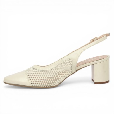 talon sling back beige clair femme 42, 43, 44, 45 Shoesissime, vue intérieure