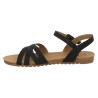 Laura - Nu-pieds noir Mustang - Sandales femme Mustang grande pointure - Shoesissime