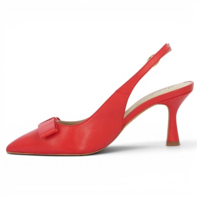 escarpin rouge chic 42, 43, 44, 45 femme, vue intérieure