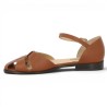 Eden - Women's brown closed sandal large size - Sandale Pecheur 42, 43, 44, 45 - Shoesissime