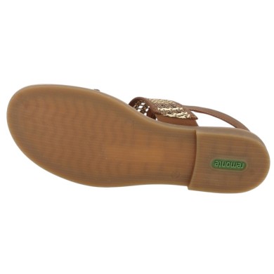 D3646-24 - Sandalette plate marron Remonte - Chaussures femme 42, 43, 44, 45 - Shoesissime