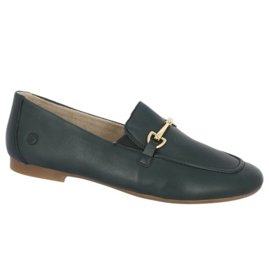 D0K13-14 Mocassin bleu marine chaine dorée 42, 43, 44, 45 Shoesissime, vue profil