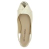 Paola - Mid ballerina - mid sandal gold leather - Shoes 42, 43, 44, 45 women - Shoesissime