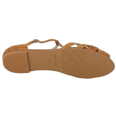 Sandy - Sandale plate à contrefort talon - Nu-pieds grande taille femme - Shoesissime