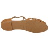 Sandy - Sandale plate à contrefort talon - Nu-pieds grande taille femme - Shoesissime