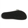 Liam - Claquette argentée femme - Nu-pieds semelle ergonomique femme grande taille - Shoesissime