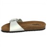 mule grande taille femme argent Shoesissime, vue intérieure