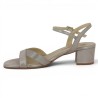 Camilla - Sandale habillée rose poudré - Chaussures cérémonie femme 42, 43, 44, 45 - Shoesissime