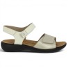 Sandale femme réglable grande pointure semelle amovible Ibiza 13 Josef Seibel, vue coté