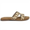 Hope - Claquette H léopard femme - Mules grande taille - Shoesissime