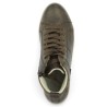 D0974-25 Baskets femme montante cuir marron Remonte grande pointure Shoesissime, vue dessus