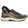 Baskets tendance femme marron semelle amovible 42, 43, 44, 45, vue détails