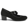 Nadia - Black Strappy Pumps, sizes 42, 42.5, 43, 44 - Gabor Plus-Size Shoes - Shoesissime