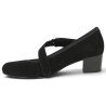 Nadia - Escarpin noir à bride 42, 42.5, 43, 44 - Chaussures Gabor grande taille - Shoesissime