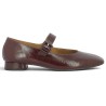 Soizic - Babies à brides vernis bordeaux femme 42, 42.5, 43, 44 - Chaussures Gabor grande pointure - Shoesissime