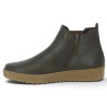 Louka - R7994-27 Boots cuir marron élastique Léopard 42, 43, 44, 45 - Bottines femme grande taille - Shoesissime