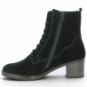 D2A80-02 Boots à talon velours noir grande taille femme Remonte, vue intérieure