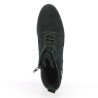 D2A80-02 Boots à talon velours noir grande taille femme Remonte, vue dessus
