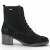 Boots à talon Remonte velours noir 42, 43, 44, 45 Shoesissime, vue coté